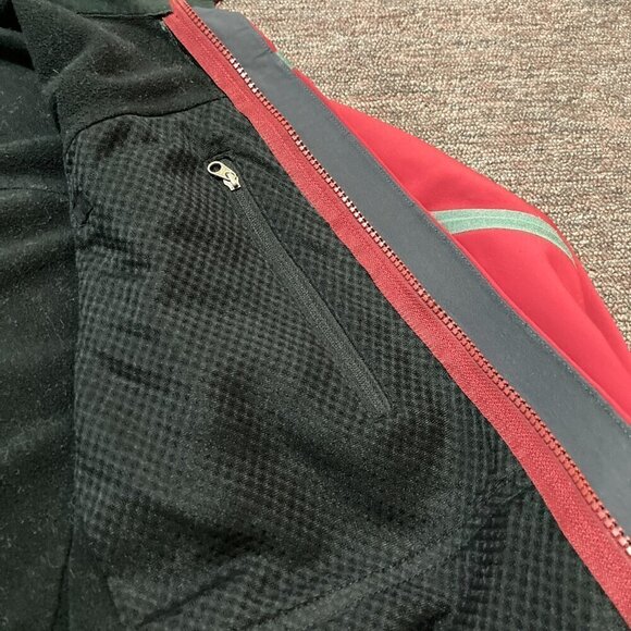 Outdoor Research Men's Small Red Jacket Full Zip Soft Shell Nylon Pockets Logo - Picture 8 of 12